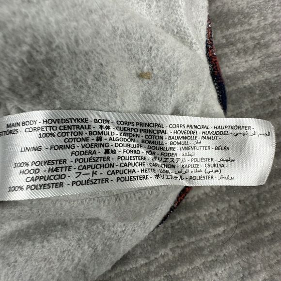 Ariat Retro Fit Hasslehoff Shacket Red Gray Plaid Flannel Hooded Jacket Kids XS - Picture 9 of 12